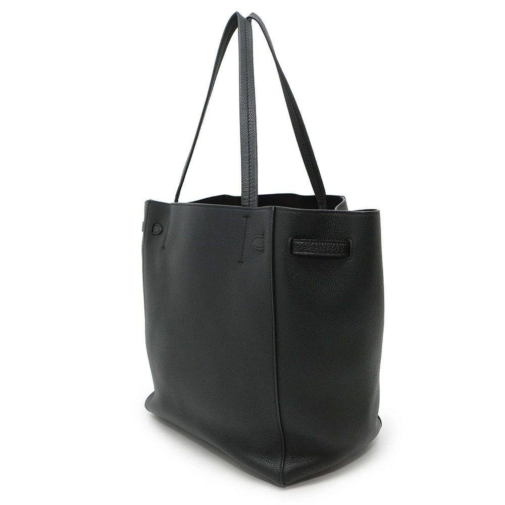 Celine Cabas Phantom Leather Tote Bag Black - Picture 2 of 12